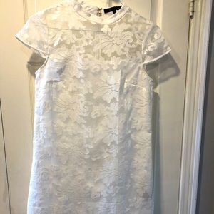 CYNTHIA STEFFE White Mini Dress